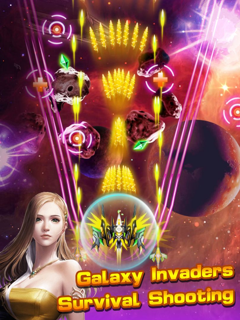 Galaxy Shooter-Space War Shooting Games 게임 스크린 샷