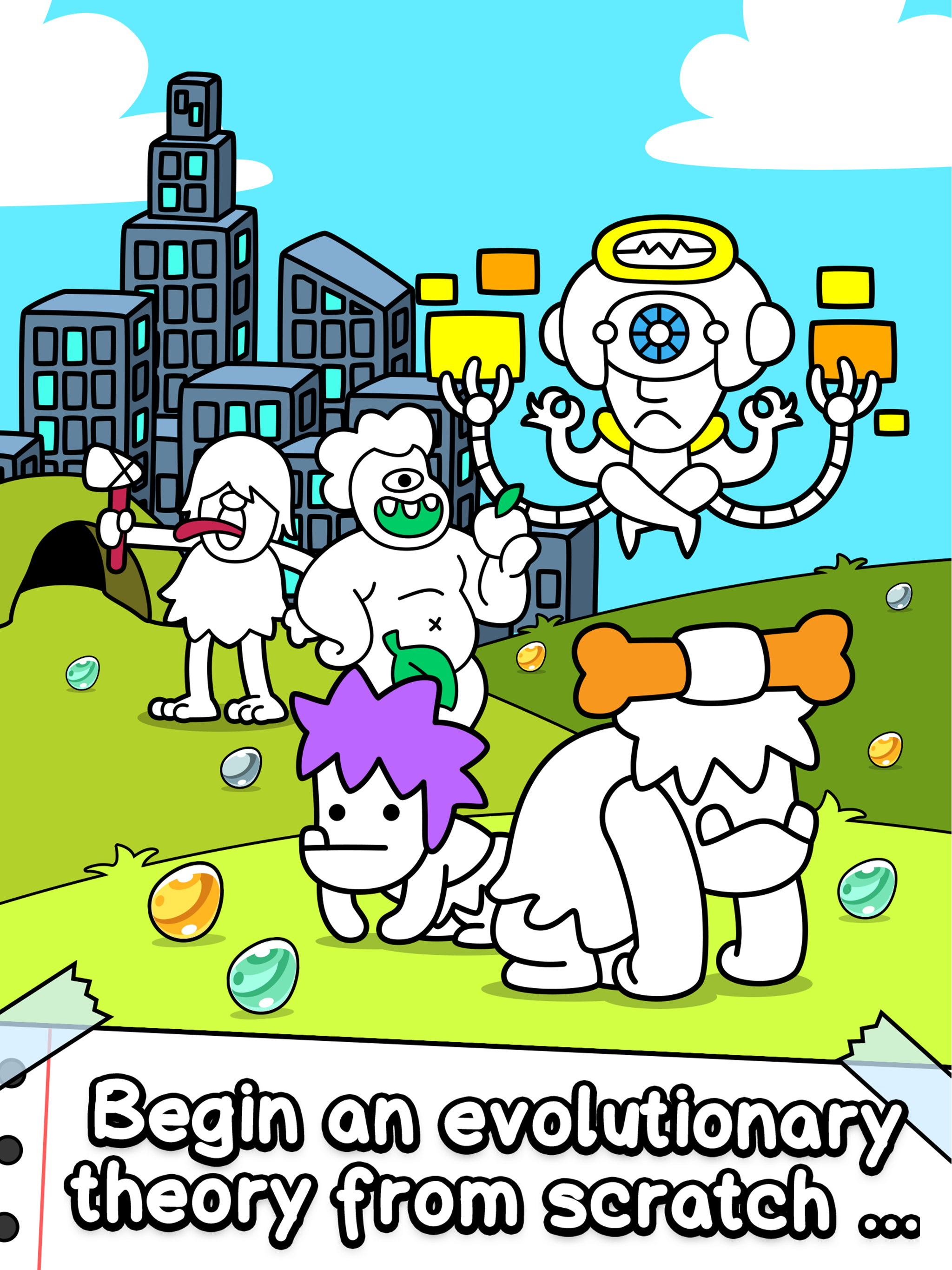 Скриншот игры Human Evolution: Merge Game