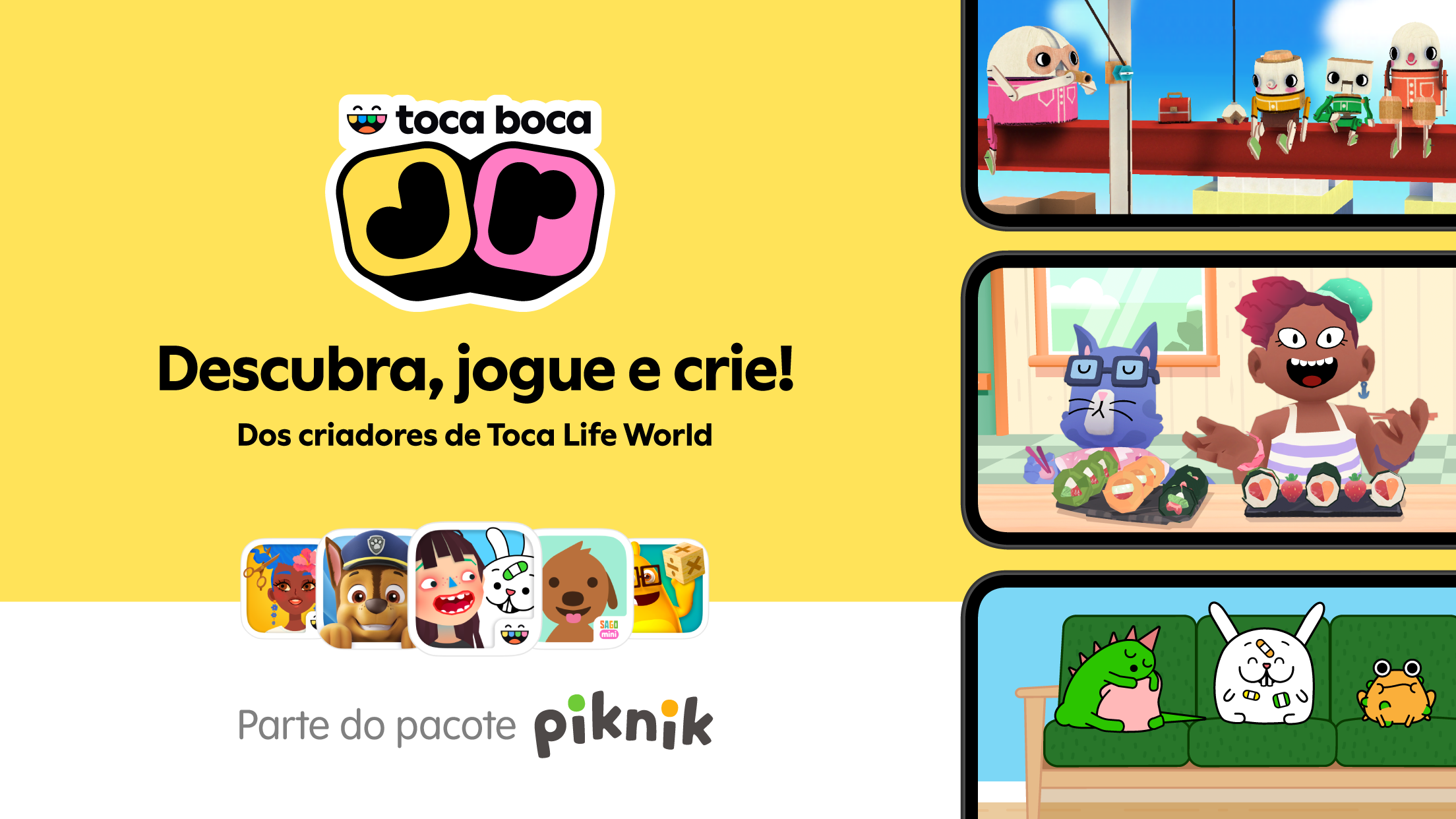 Captura de Tela do Jogo Toca Boca Jr