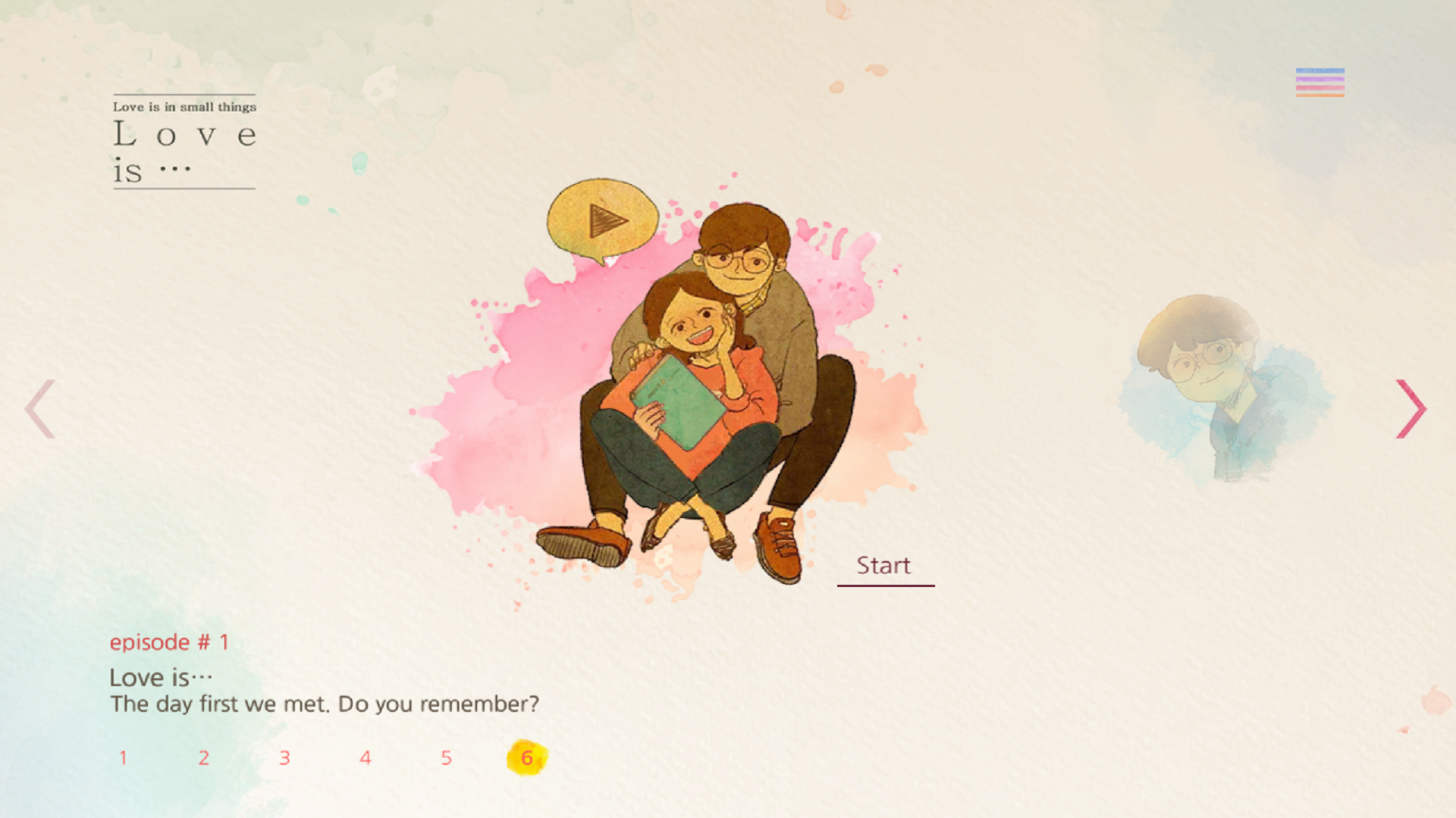 Love is in small things Game Screenshot