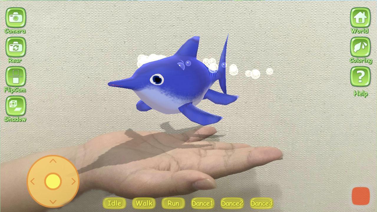 Скриншот игры Dinosaur World 3D - AR Camera