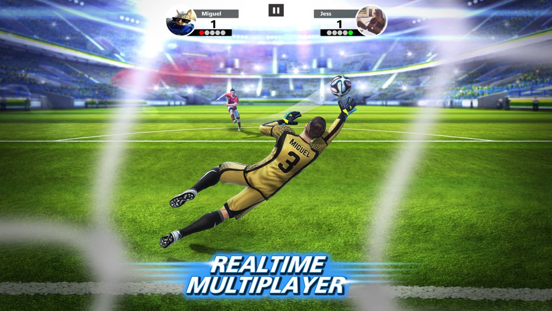 Football Strike: Online Soccer ภาพหน้าจอเกม