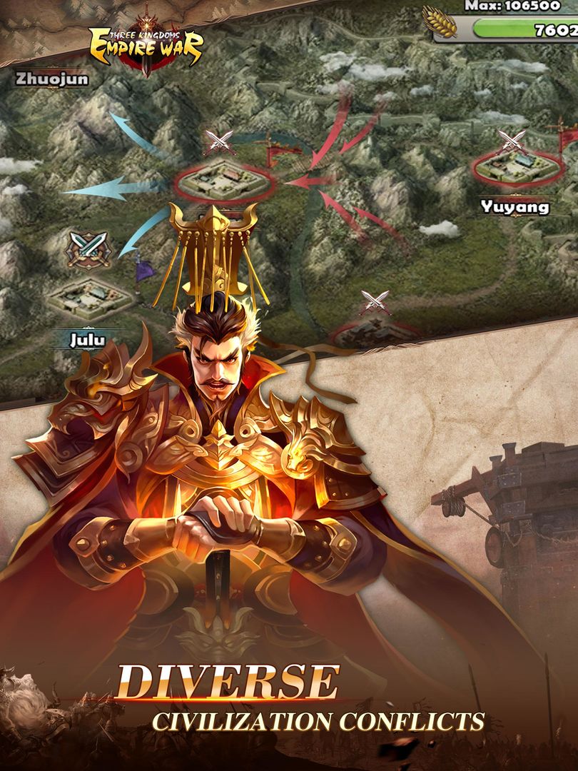 Three Kingdoms:Empire War 게임 스크린 샷