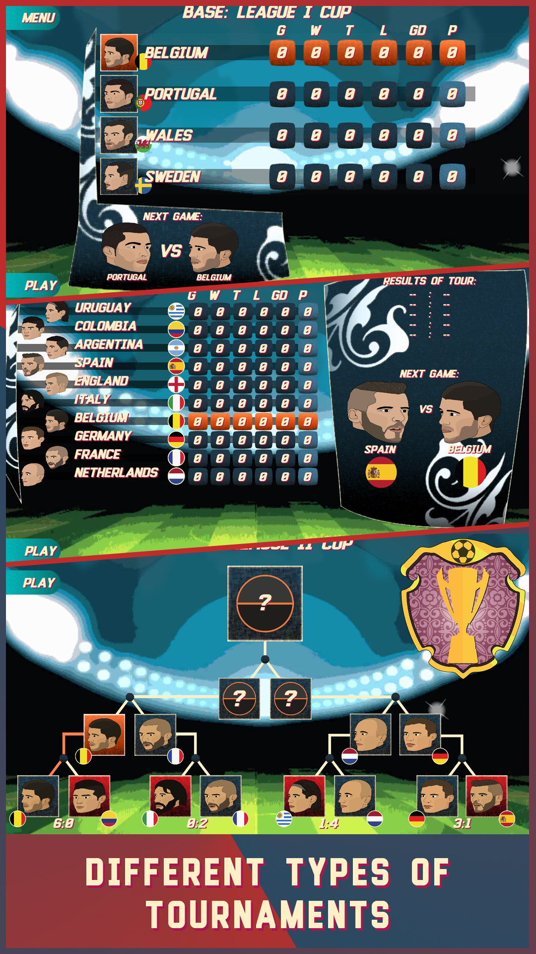 Football Heads Game Screenshot