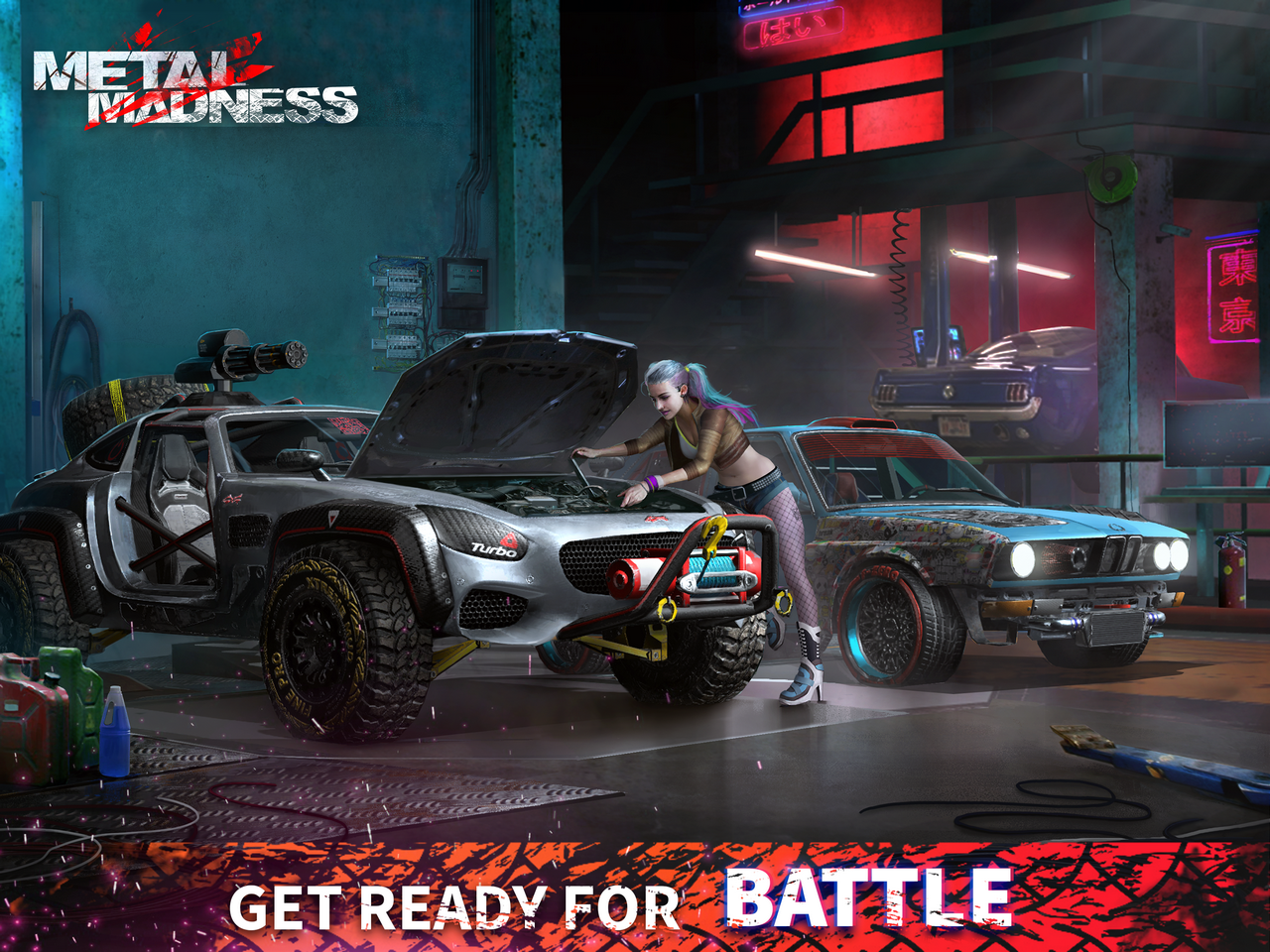 METAL MADNESS PvP: Car Shooter Game Screenshot