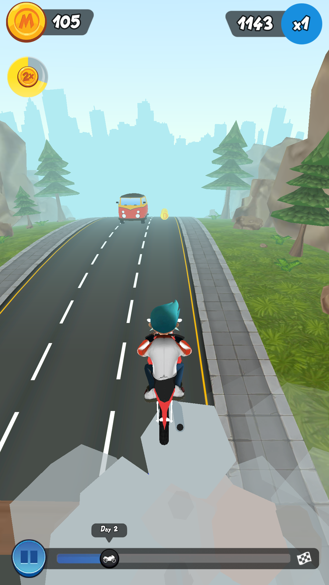 Moto Max: Endless Runner Game Screenshot