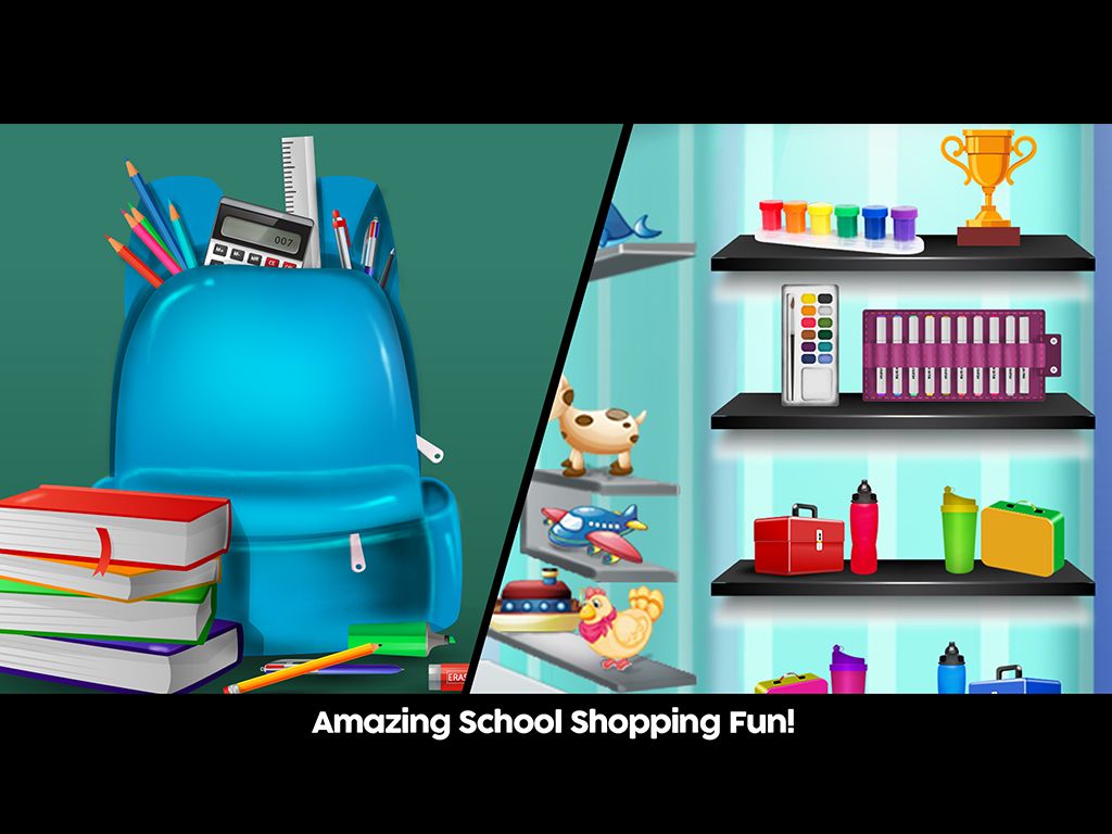 Screenshot of High School Book Store Cashier - Kids Game
