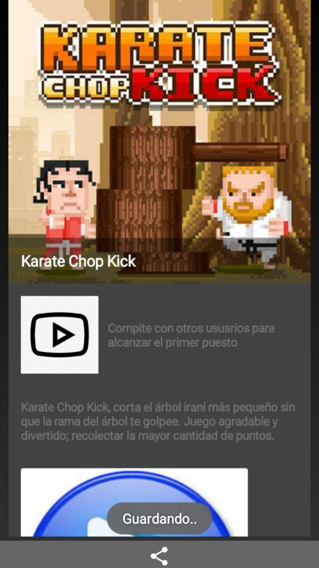 Cuplikan Layar Game Karate Chop