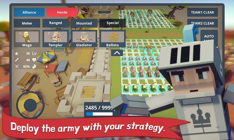 판타지: 얼티밋 배틀 시뮬레이터 - 군단 키우기 게임 스크린 샷