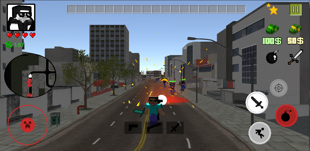 Craftsman Gangster Theft Auto Game Screenshot