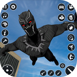 Black 3D Panther Fighting Game