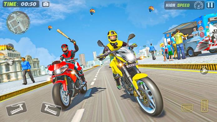 Скриншот игры Bike Driving City Racing Games