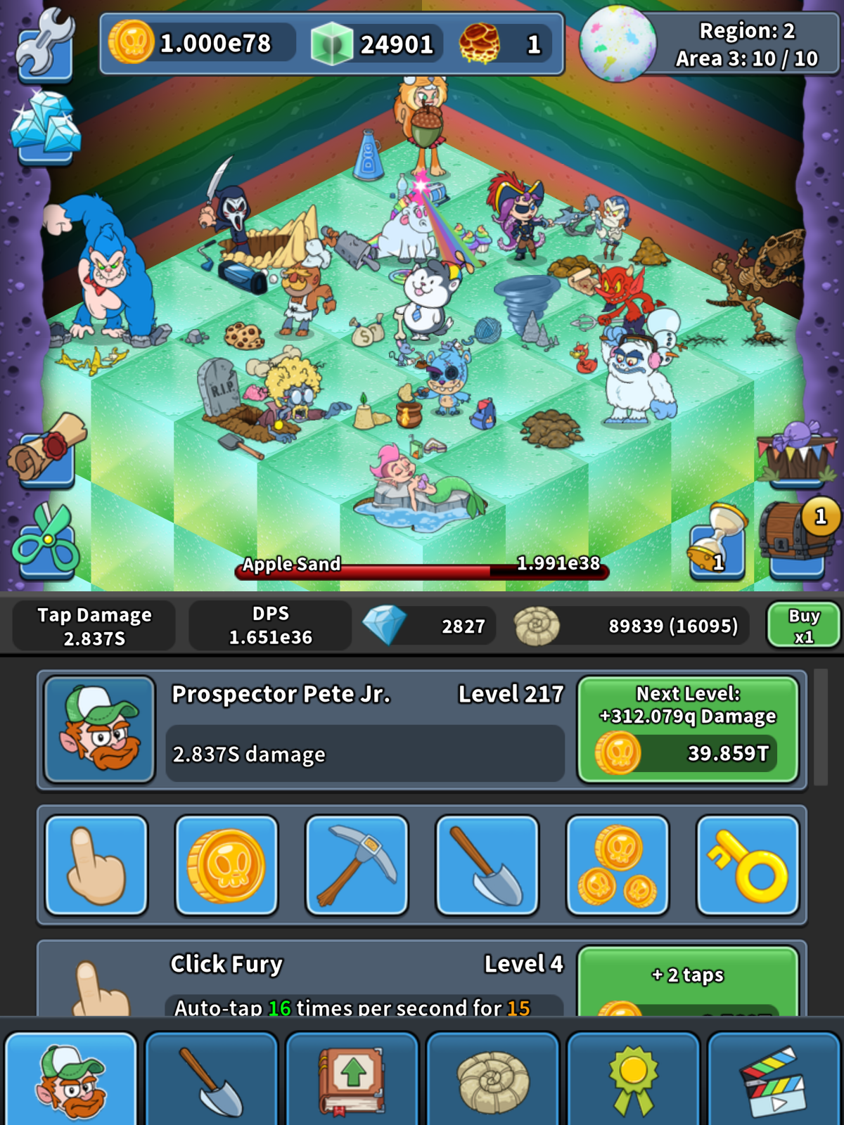 Tap Tap Dig 2: Idle Mine Sim Game Screenshot