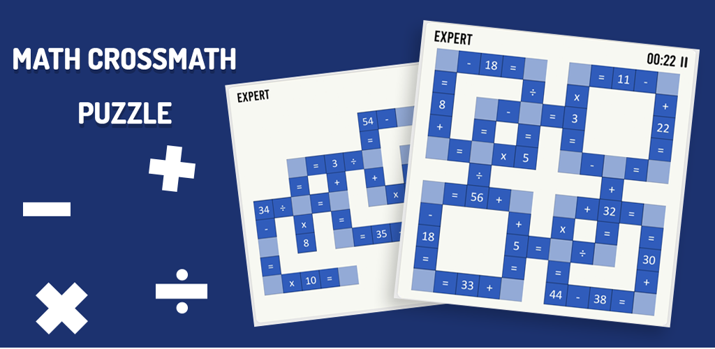 Screenshot of the video of Math Crossmath Puzzle
