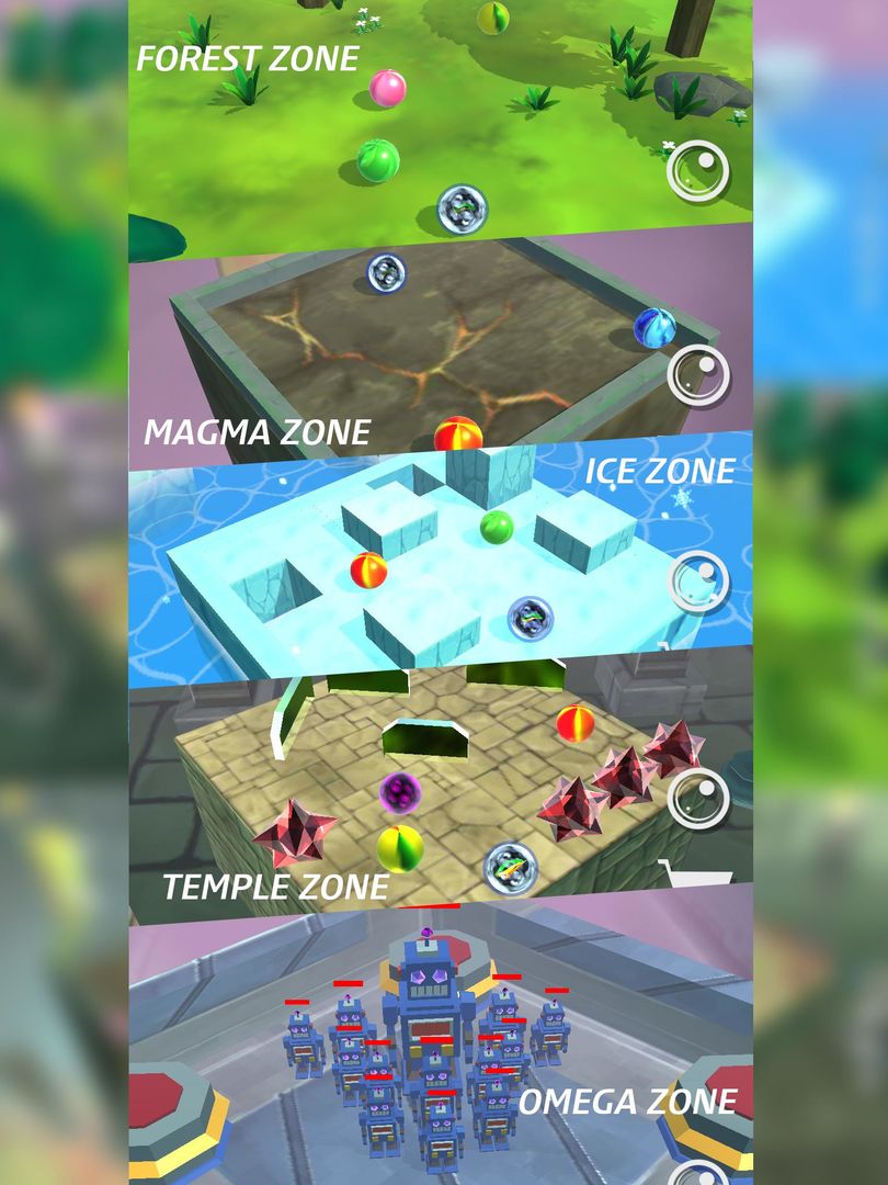 마블존 Marble Zone : 구슬 액션 게임 스크린 샷