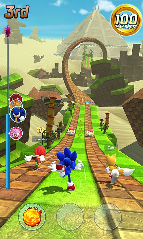 Screenshot of Sonic Forces - Running Battle