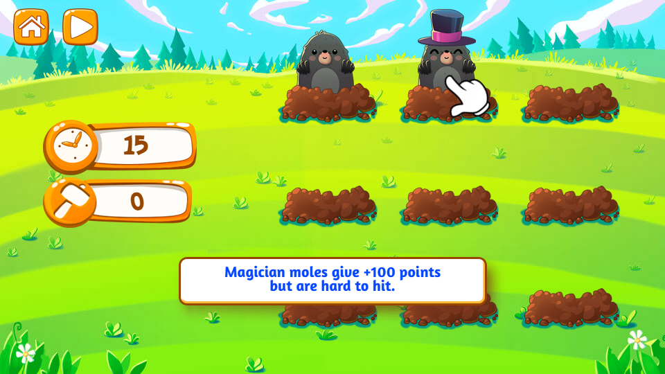 Whack A Mole Game Screenshot