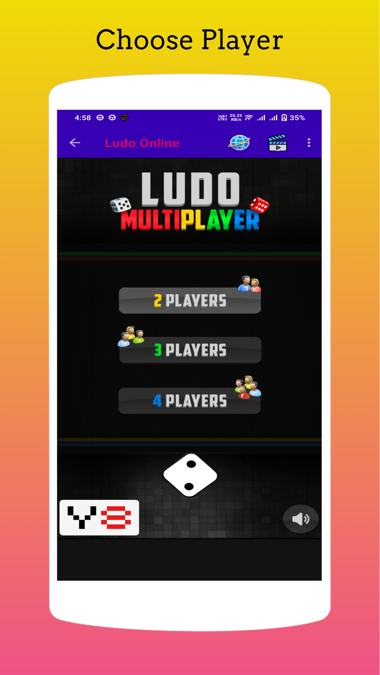 Ludo Game 2 Players, Ludo King 2 Players