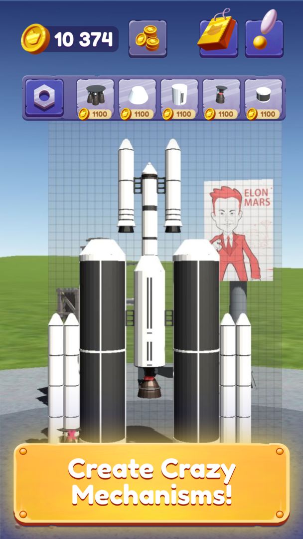 Screenshot of Elon Mars: 3D Spaceflight Simulator