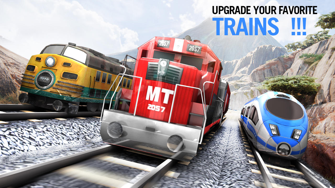 Train Racing 3D 2024 Game Screenshot
