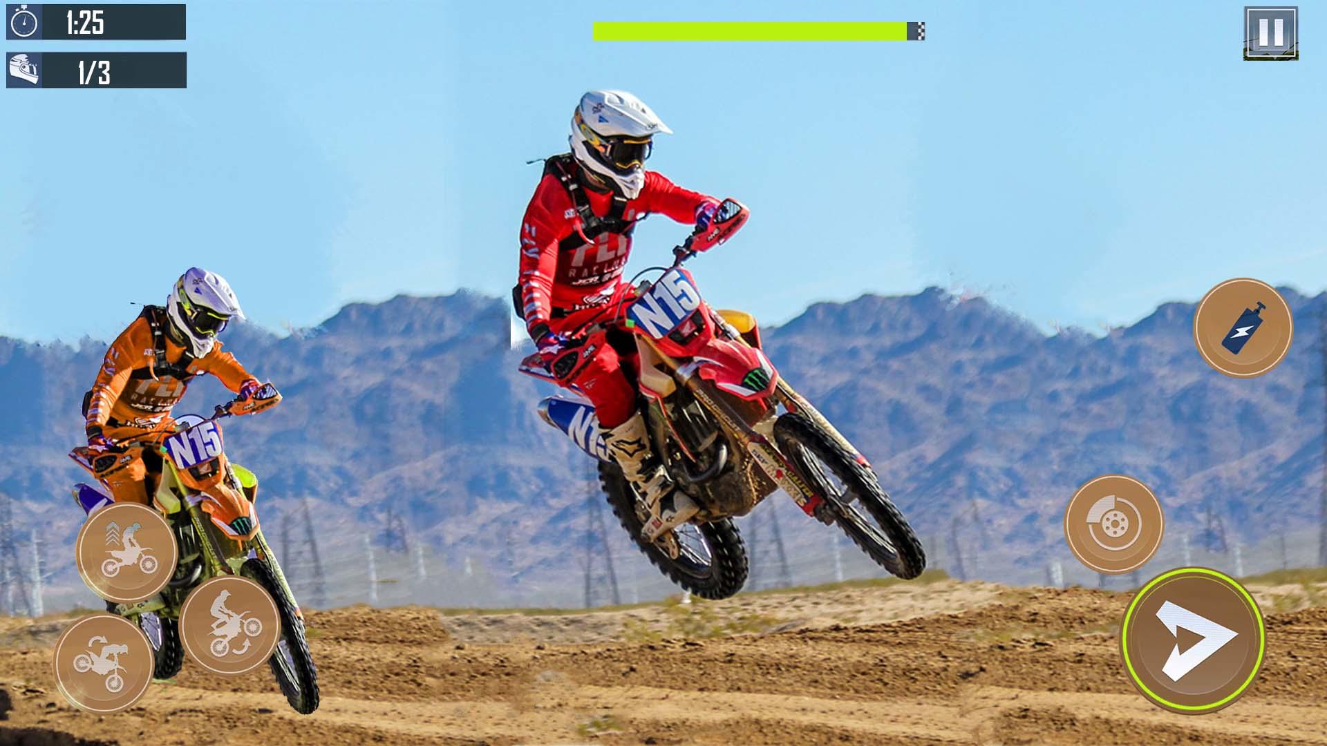 Screenshot of Dirt Bike Racing Games 3D