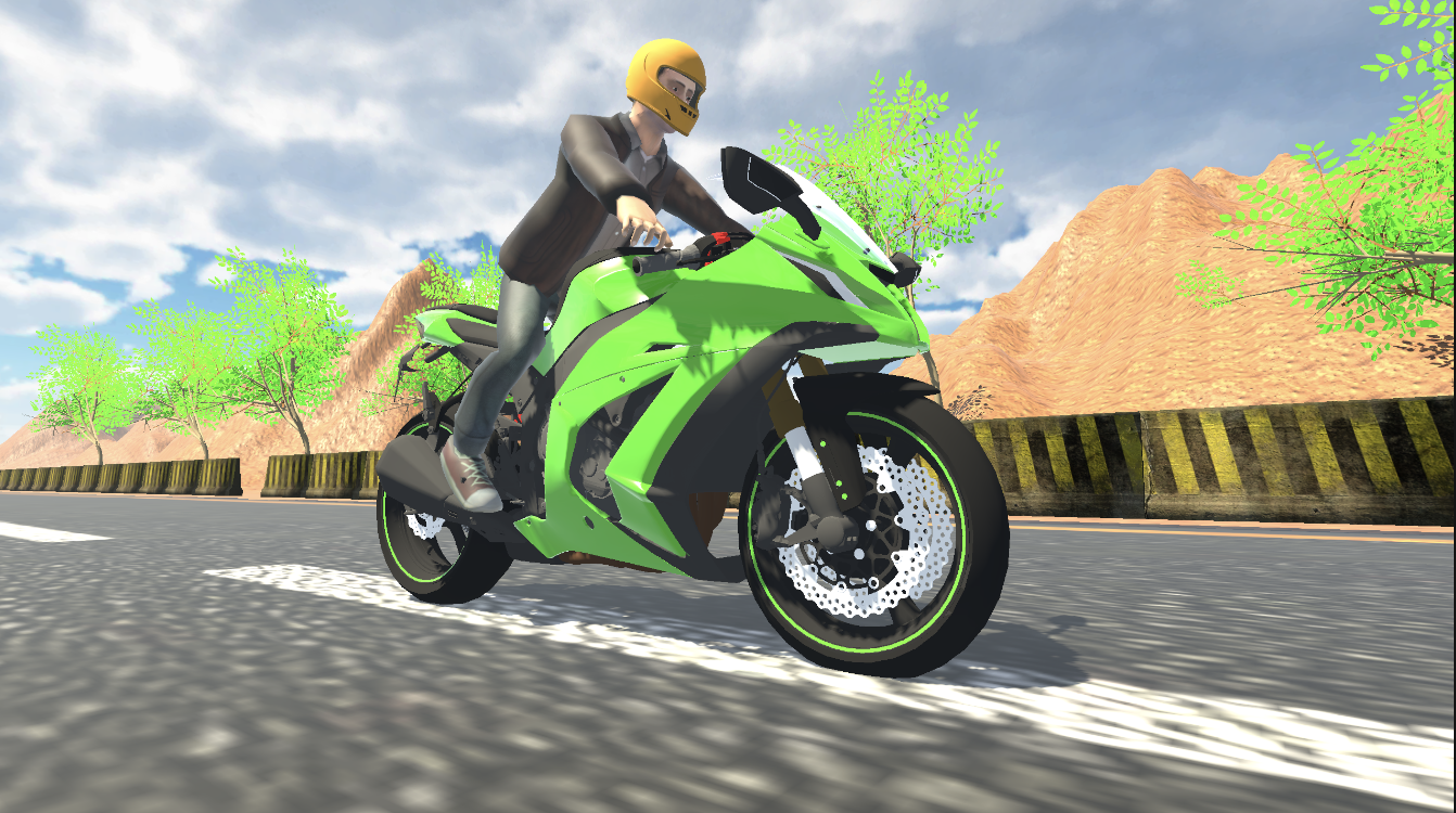 Screenshot 1 of निंजा बाइक कोई नहीं खेल 1