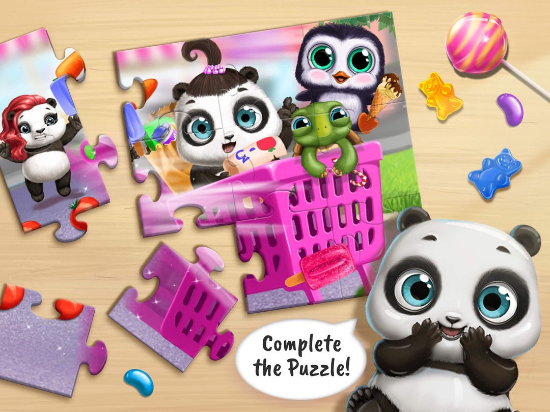 Kids Puzzle World - Free Animal & School Jigsaws遊戲截圖