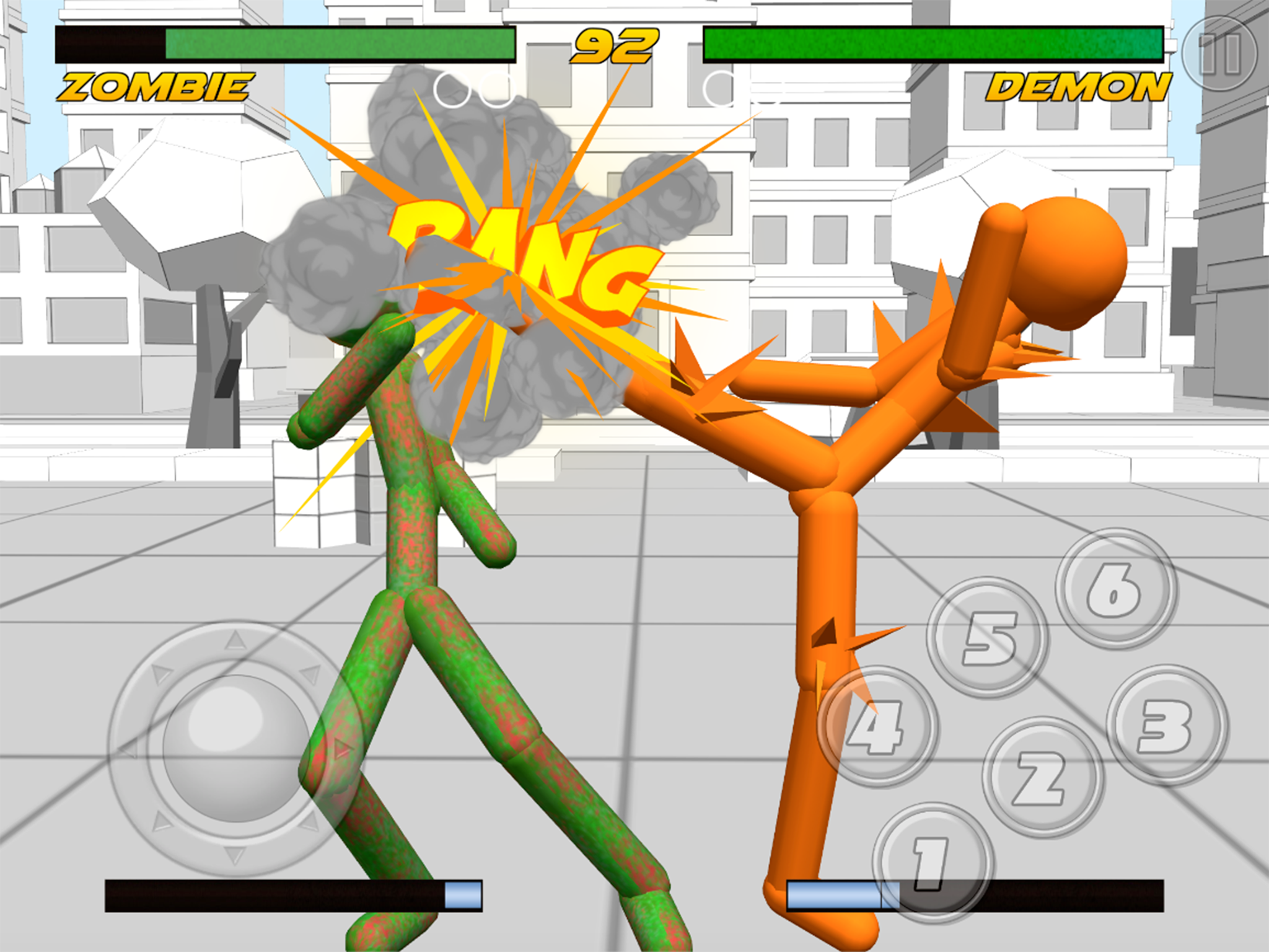 Stickman Fighting 3D 게임 스크린샷