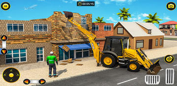 Banner of City Construction JCB Game 3D 
