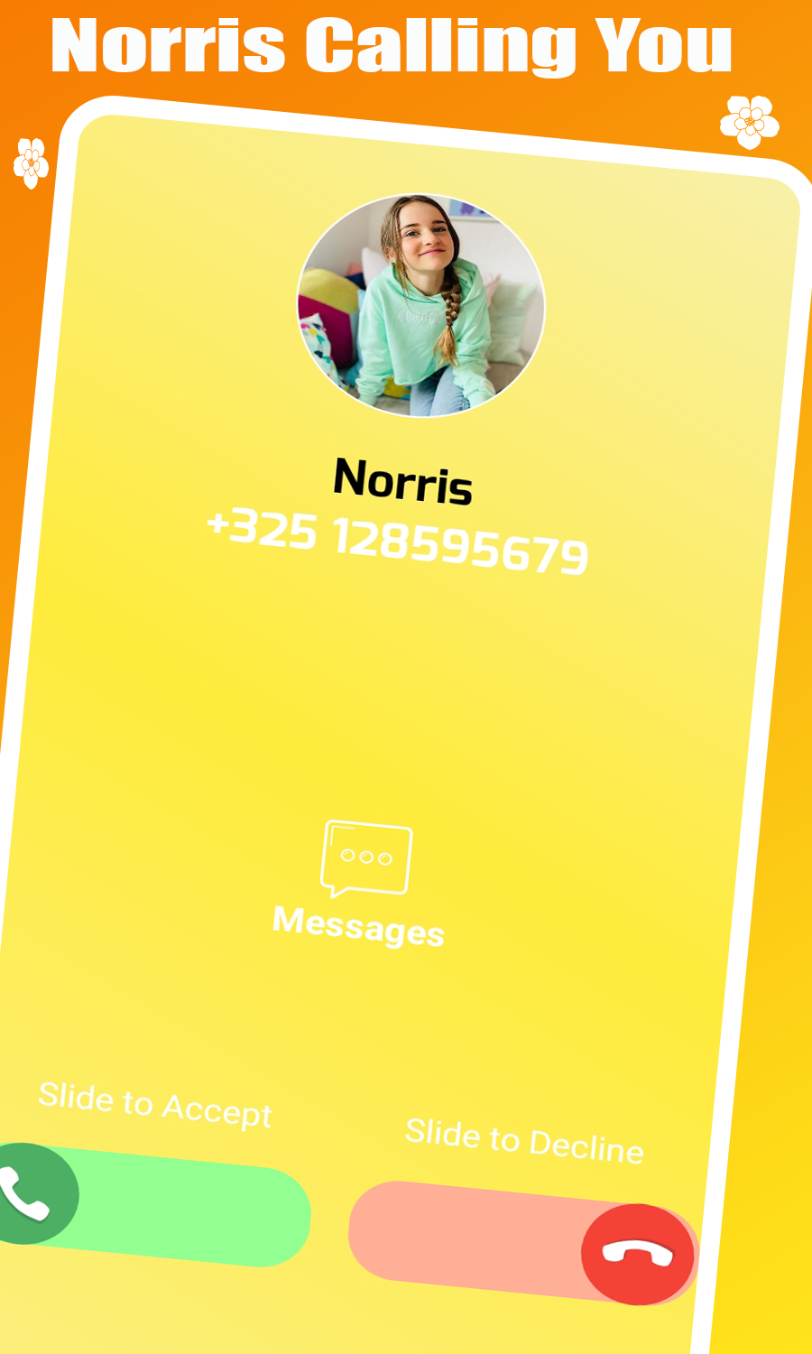 Norris Nuts Fake Call Video Game Screenshot