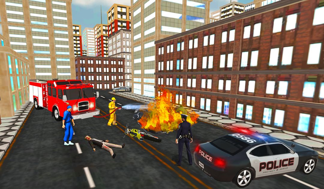 Firefighter Rescue Simulator 3D遊戲截圖