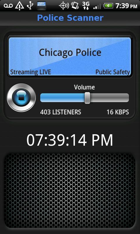 Screenshot of Police Scanner 5-0