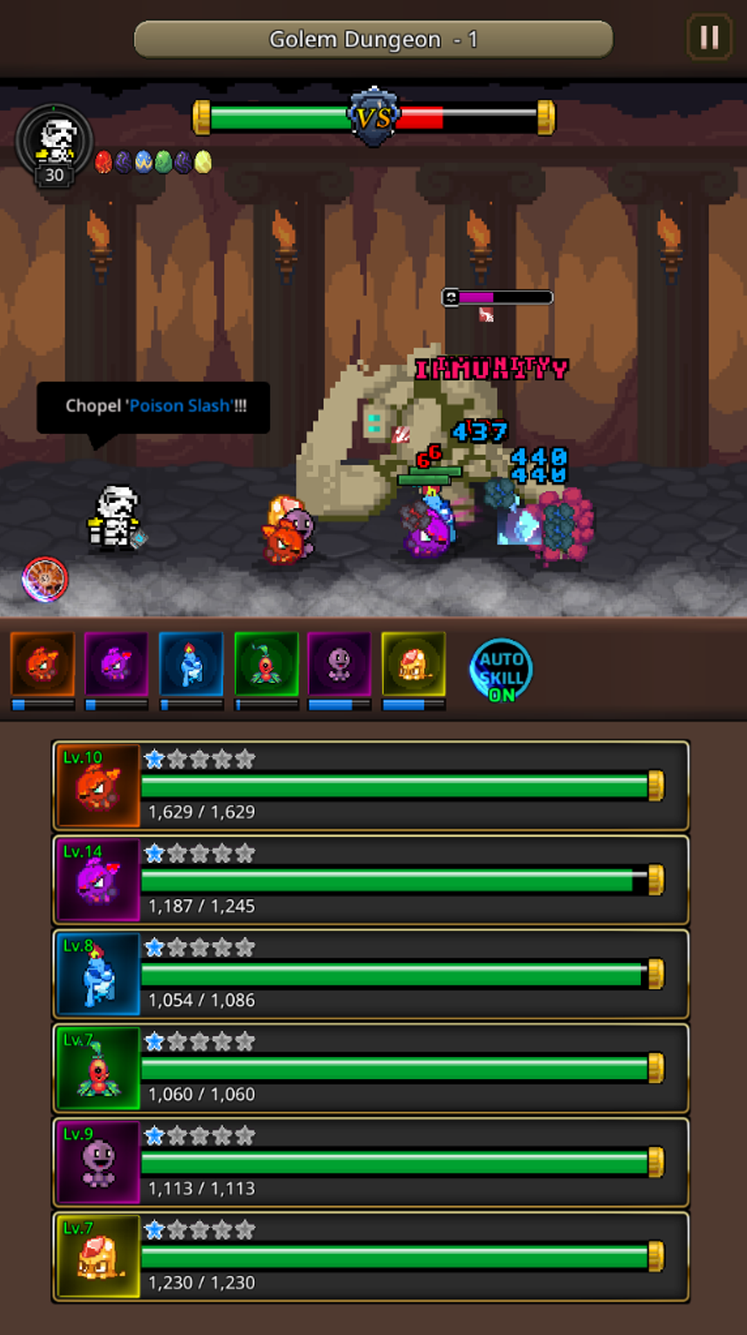 Grow Mergemon Masters : Idle Game Screenshot