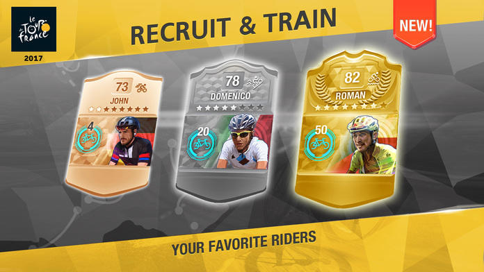 Tour de France-Cyclings stars. Official game 2017 ภาพหน้าจอเกม