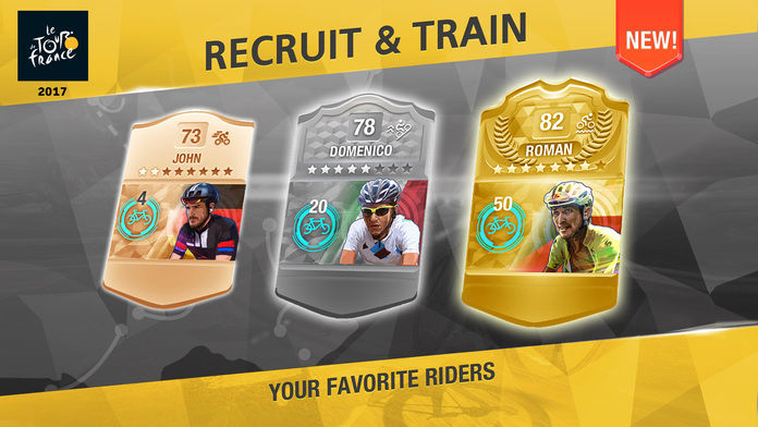 Screenshot of Tour de France-Cyclings stars. Official game 2017