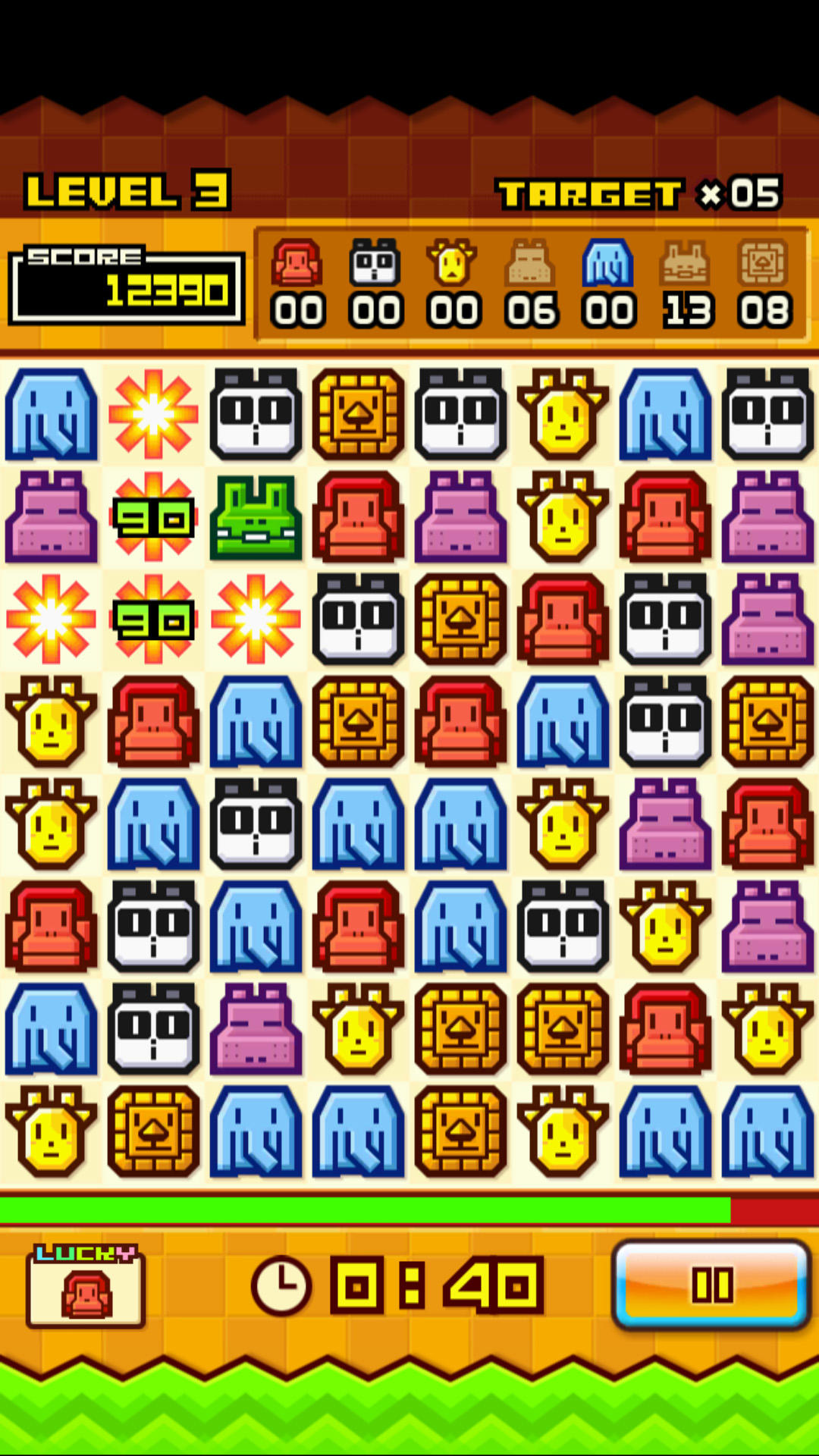 Скриншот игры ZOOKEEPER DX TouchEdition