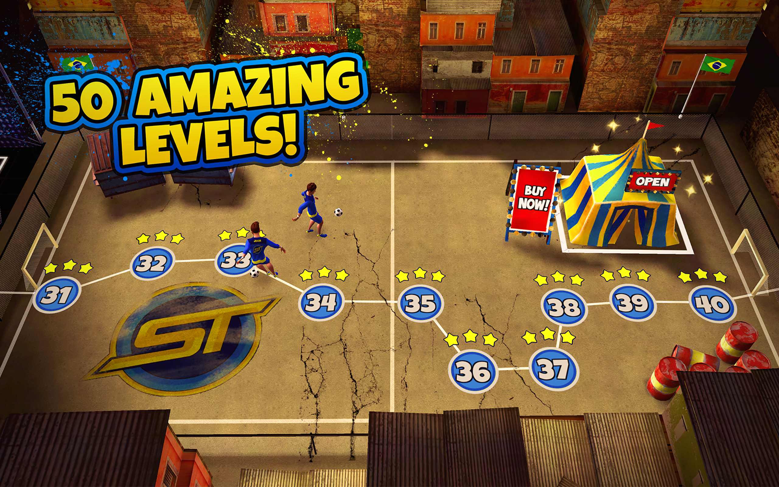 SkillTwins Football Game ภาพหน้าจอเกม