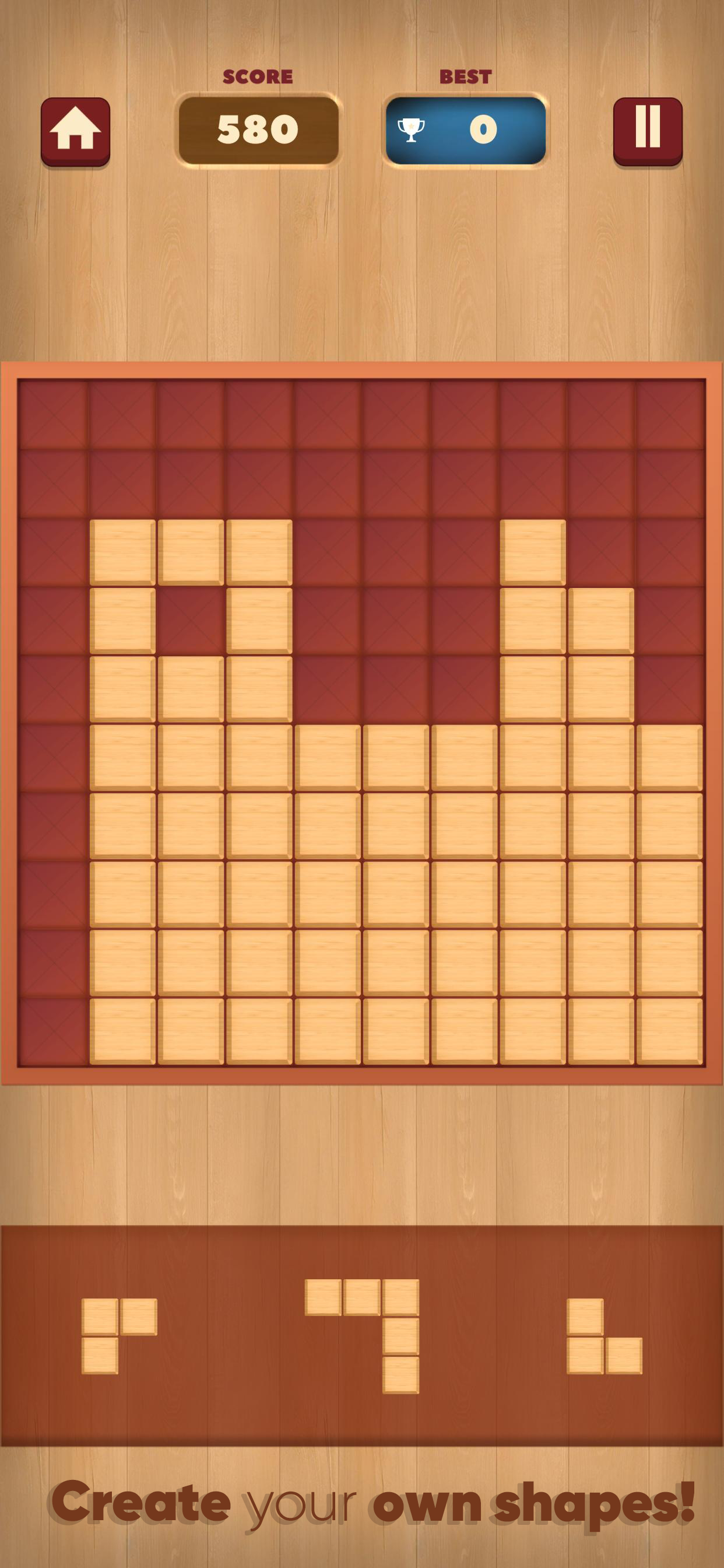 Wood Match - Wood Block Game Screenshot