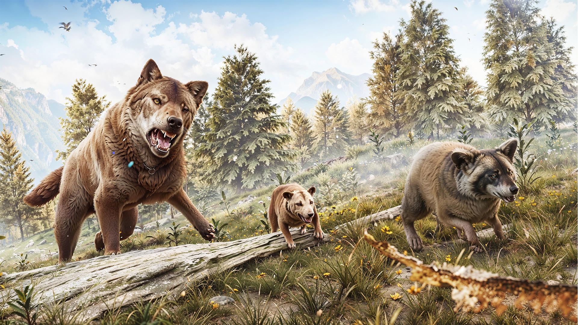 Wolf Simulator Animal Sim Game ゲームのスクリーンショット