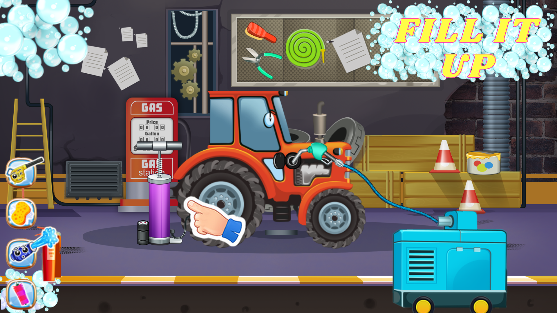 Car Wash Game: Power Gun Wash Game Screenshot