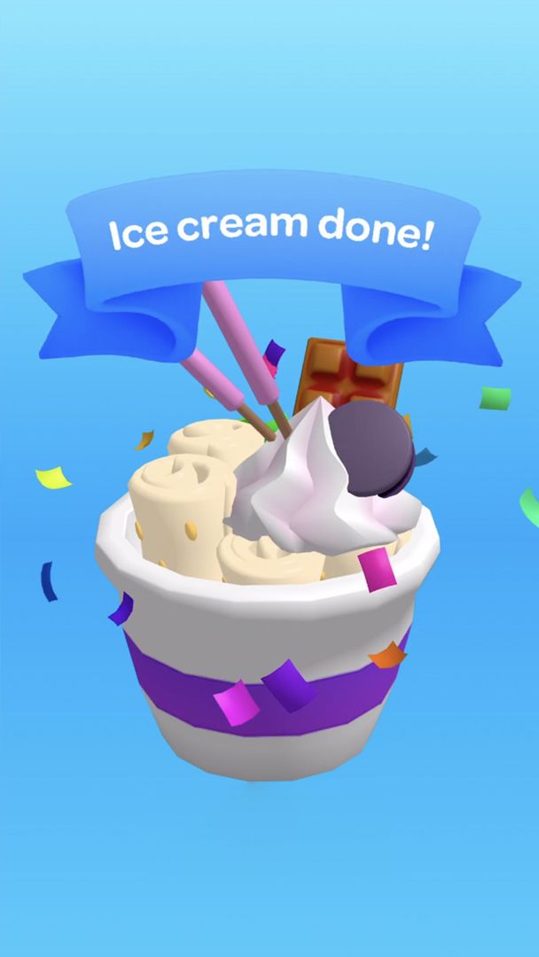 아이스크림 롤 게임 스크린 샷