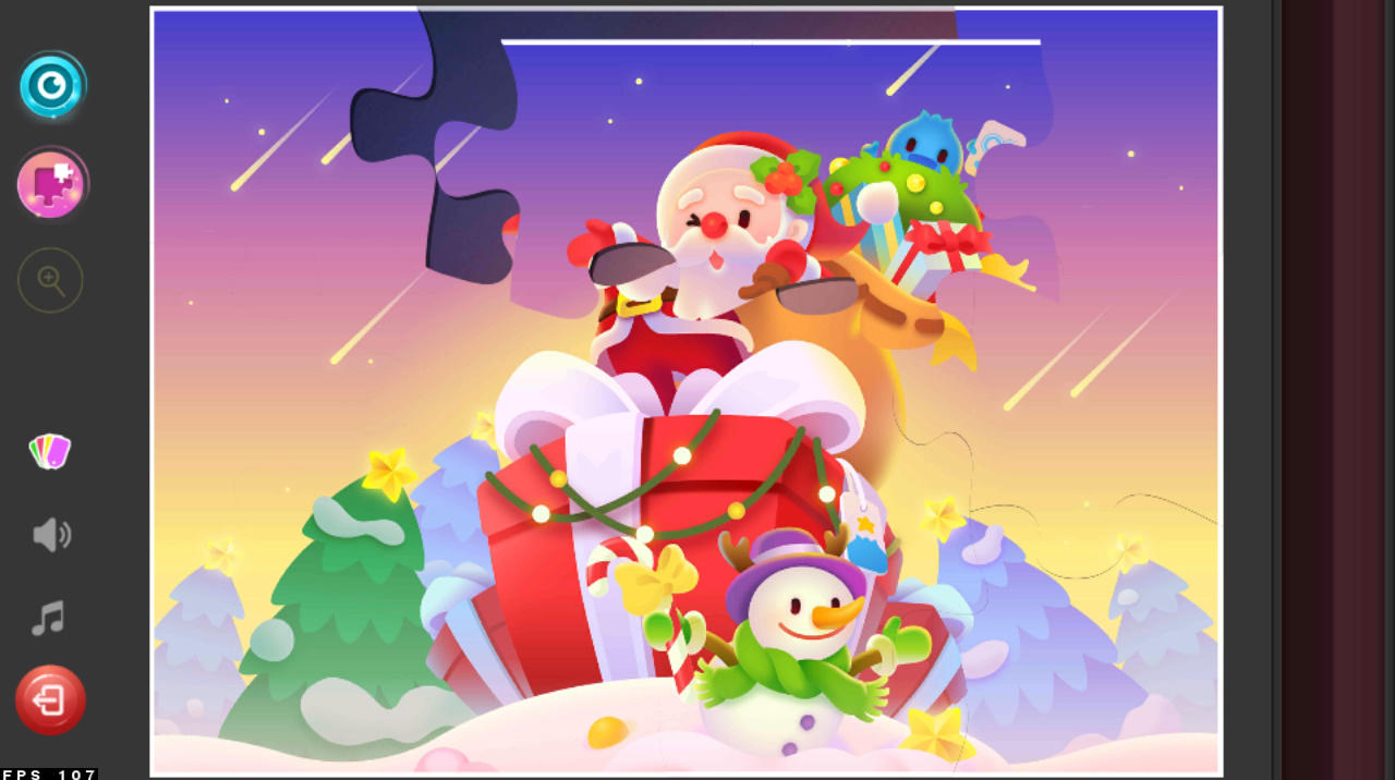 Christmas Jigsaw Puzzle Game Game Screenshot