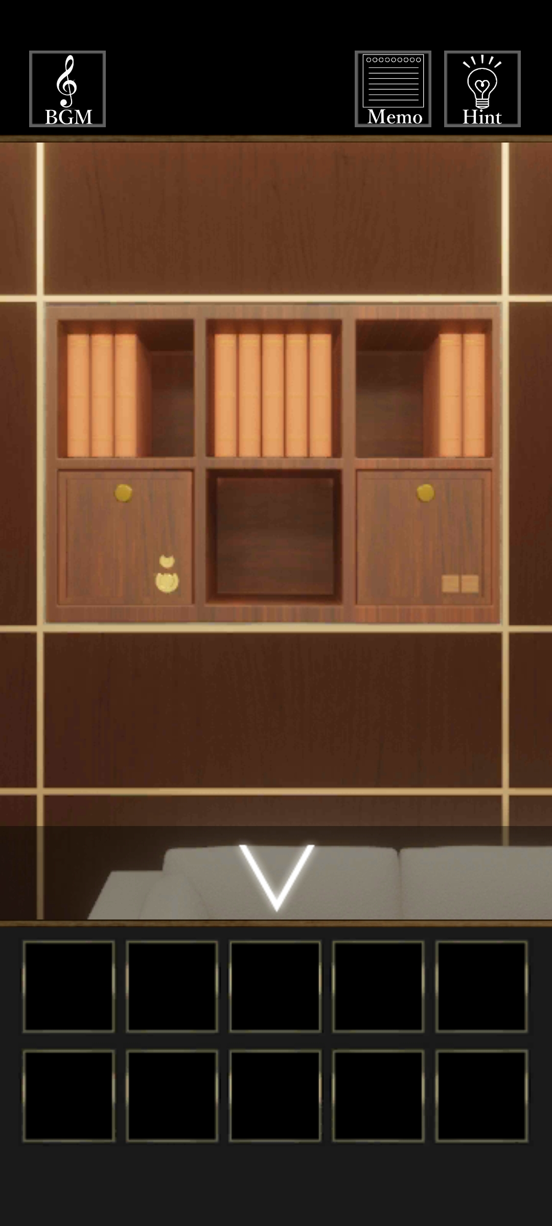 Captura de Tela do Jogo 脱出ゲーム　エレベーターからの脱出