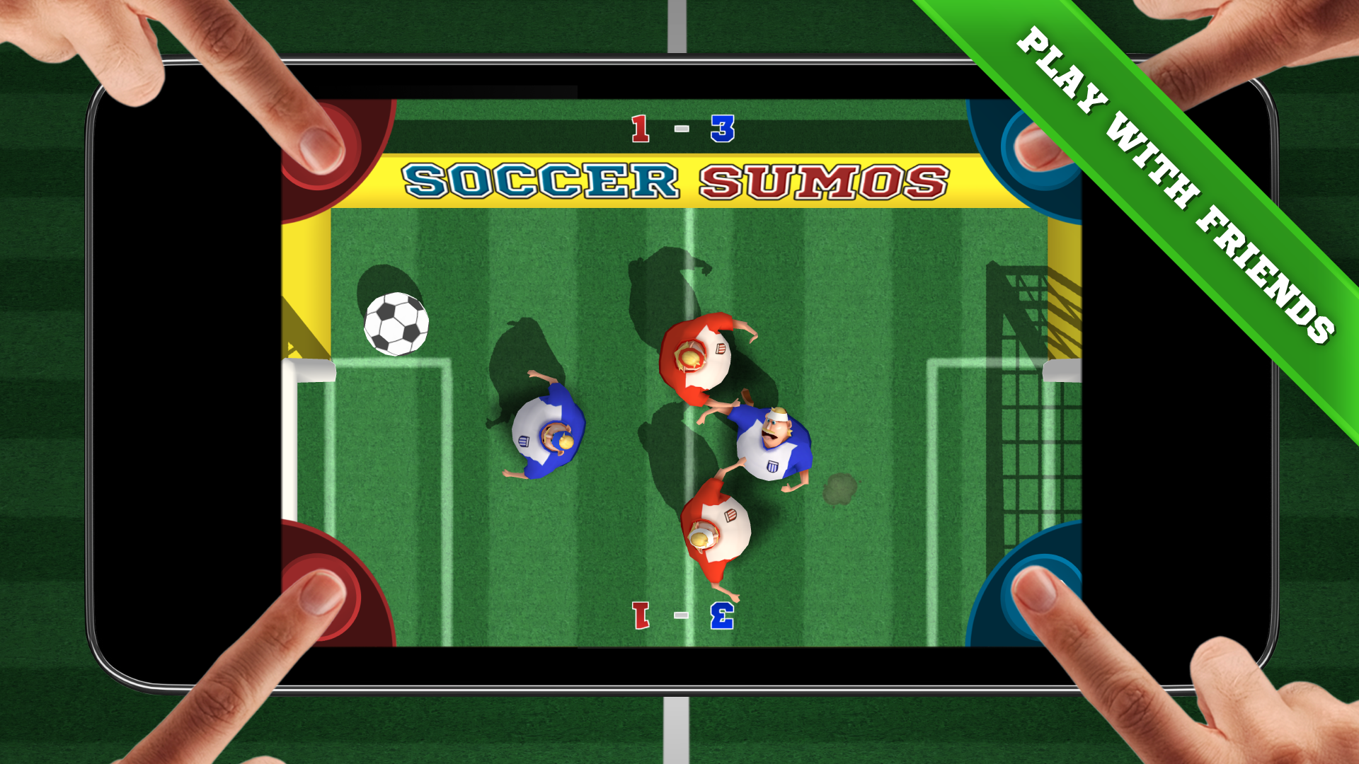 Screenshot 1 of Soccer Sumos - Trò chơi tiệc tùng! 