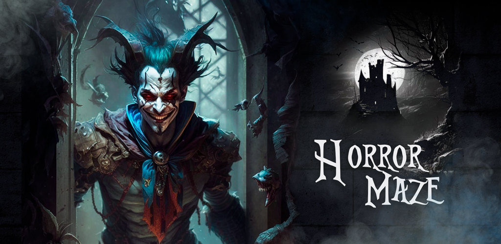 Banner of Horror Maze - Scary Games 