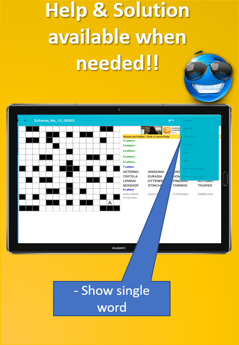 Cuplikan Layar Game Fill ins puzzles word puzzles