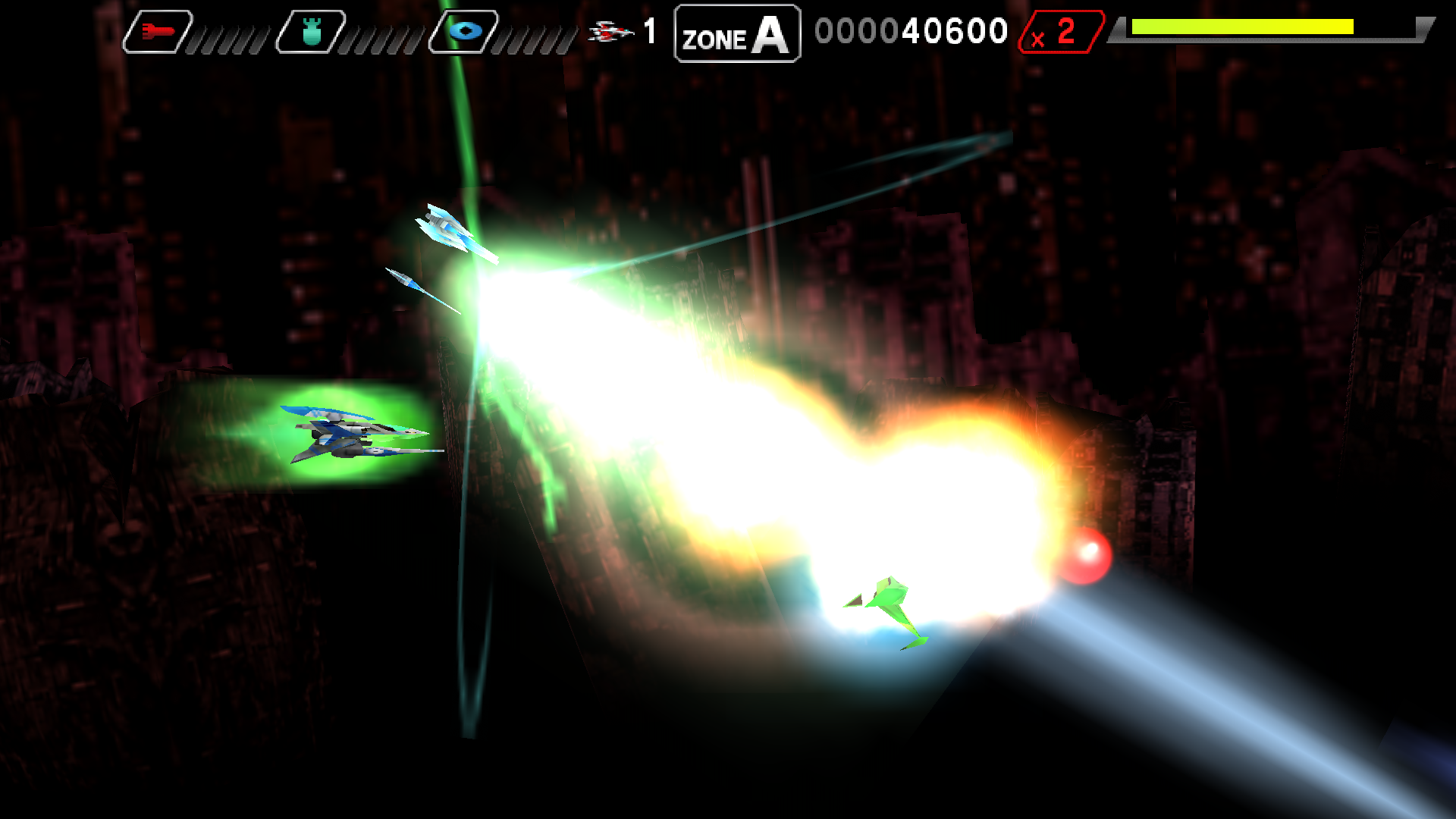 Dariusburst -SP- ภาพหน้าจอเกม