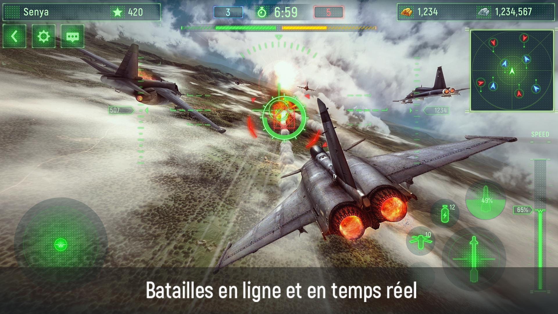Screenshot 1 of Wings of War: Combat aérien 3D 3.31.4