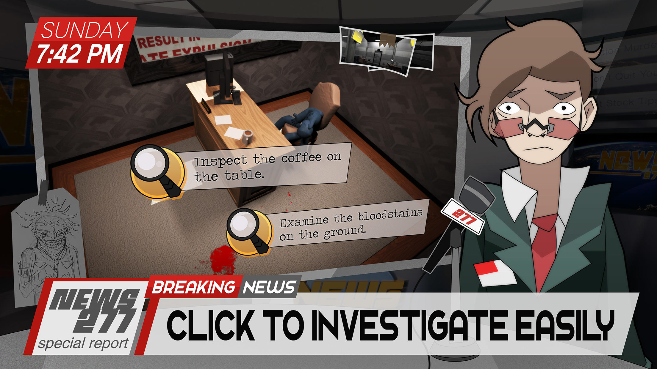 Methods: Detective Competition Game Screenshot