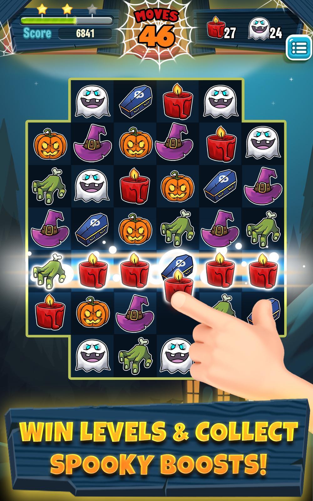 Halloween Match 3 게임 스크린샷